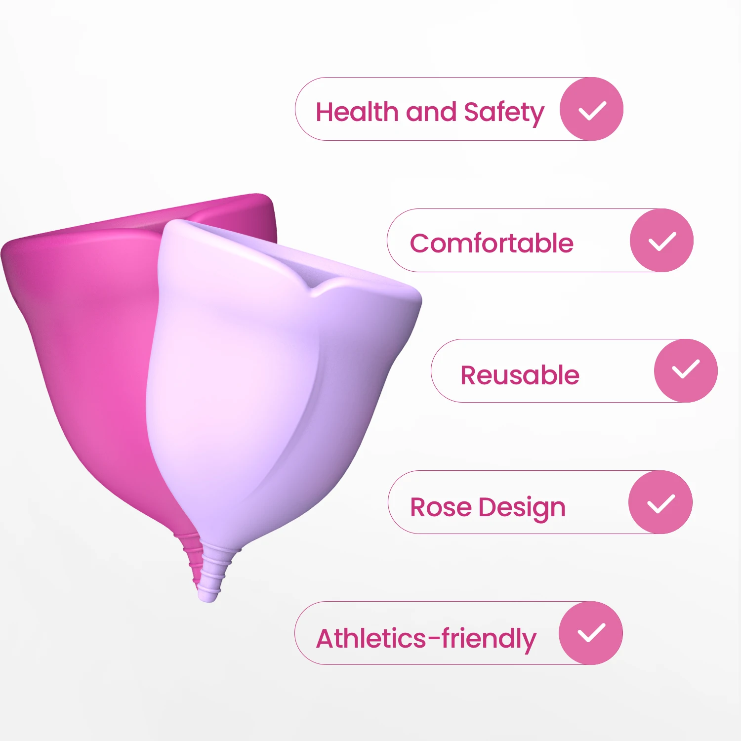 2 шт./компл. фемометр стерилизация менструальной чаши медицинский силиконовый