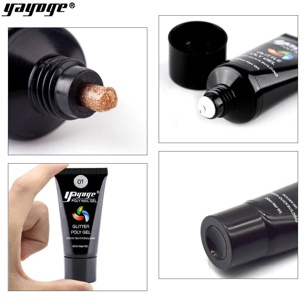 

Yayoge Poly Nail Gel Nail Art UV Gel Nail Poly Nail Gel Nail Acrylic Poly Nail Gel For Extension All for Manicure / Send From US