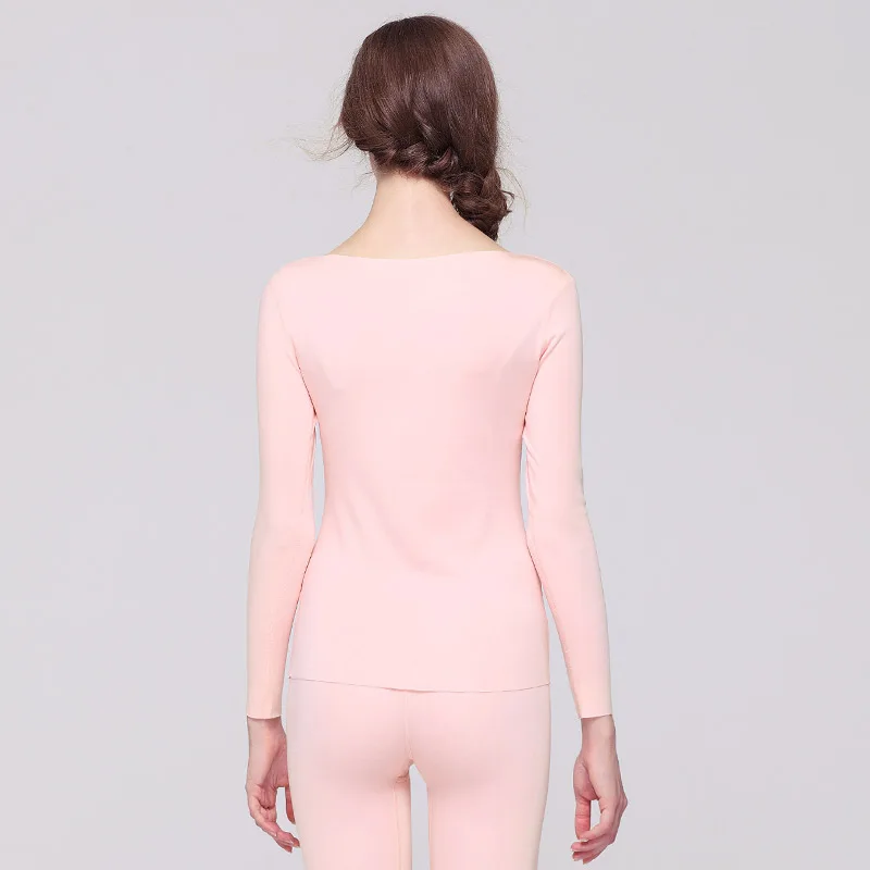 Модальное хлопковое толстое женское термобелье наборы нижнее белье Зимняя