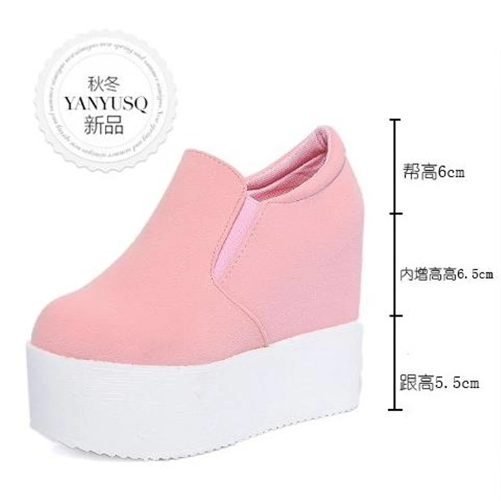 

Stealth ultra-high heel women's shoes autumn and winter new 2021 wild black sponge cake shoes women's thick single shoes women