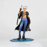 anime p o p one piece trafalgar law action figure trafalgar d water law ver 2 pvc 24cm collection model dolls toys for gifts