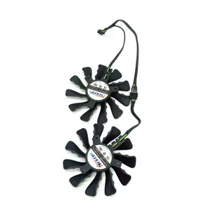 Для Sapphire Fd7010h12d 12V 0.35a прямой диаметр 85 мм шаг ряд 40 мм видеокарта двойной вентилятор