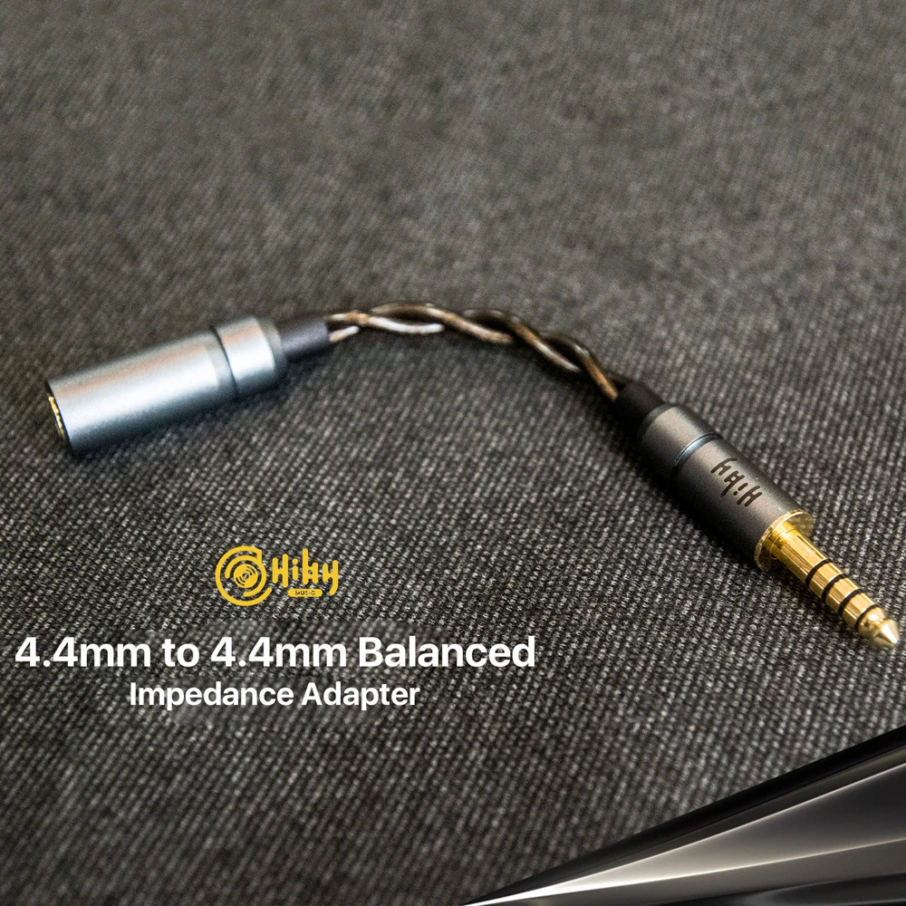 

HiBy 4.4MM Impedance Adapter For Swappable Plug Connecting Headphones With 4.4/2.5MM Jack R6Pro/The New R6 Earphone Accessories