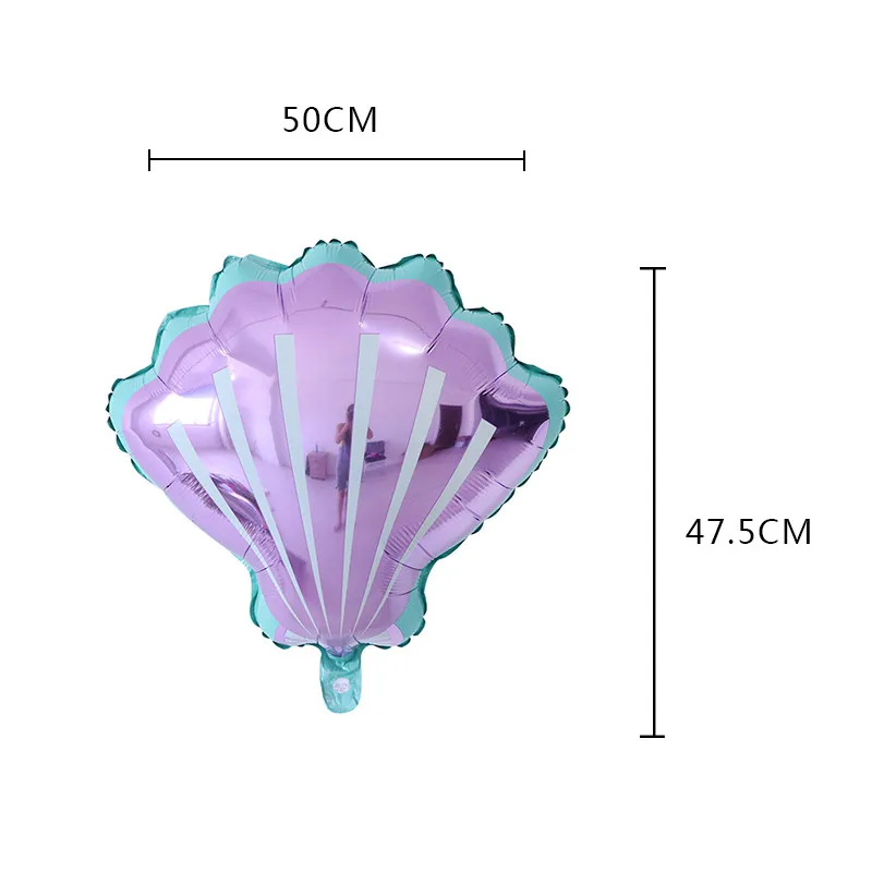 5pcs/lot Lovely Shell Balloons for Baby Shower Kids Adults Birthday Party Decoration supplies | Дом и сад
