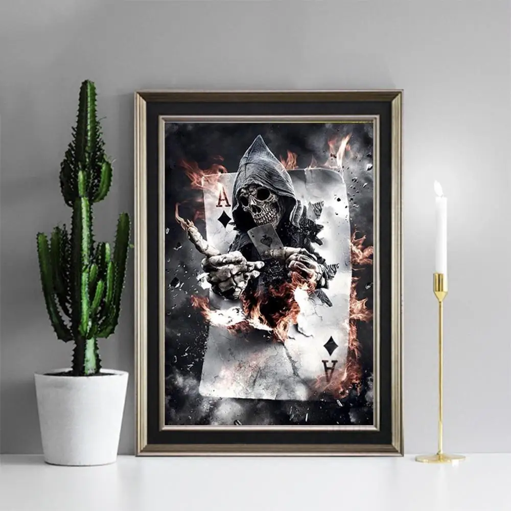 5D алмазная вышивка крестиком Card death Алмазная мозаика украшение для дома | Дом и