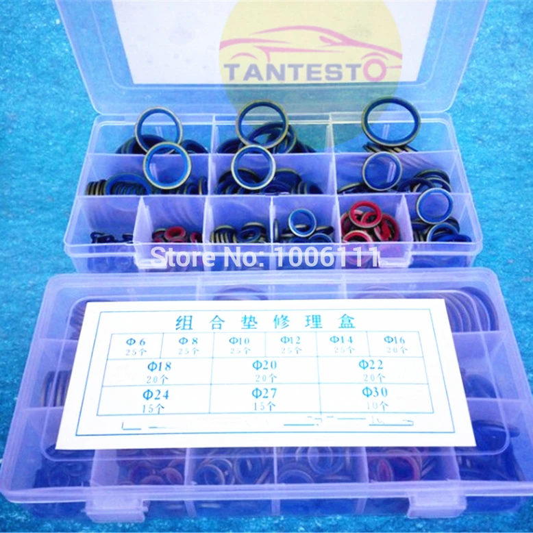 285 шт дизельного насоса Common Rail комплекты для ремонта уплотнительных резиновых