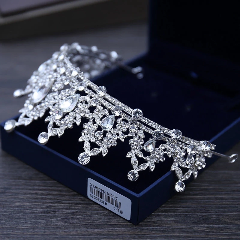 Тиары-короны с кристаллами для женщин и девушек аксессуары волос на свадьбу день