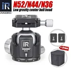 Профессиональная головка штатива N52N44N36 Низкопрофильная гравитационная Центральная панорамная фото шаровая Головка двойная U-образная головка для цифровой DSLR-камеры