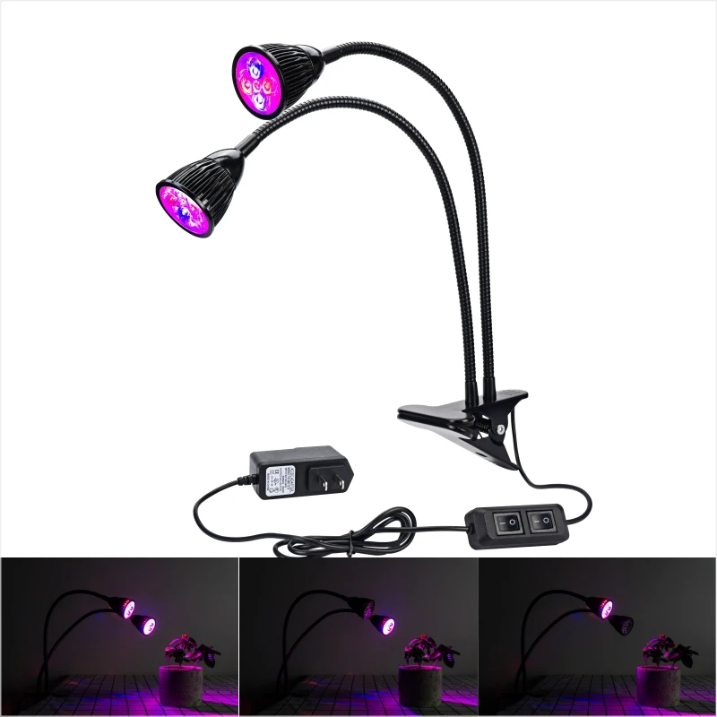 Светодиодная настольная фитолампа полного спектра 10 Вт 85 265 в|Промышленные