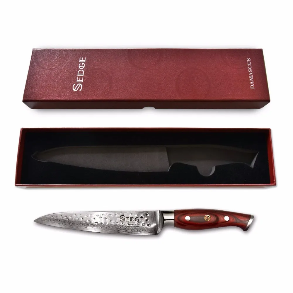 Нож для резьбы по дереву японский нож нарезки из дамасской нержавеющей стали с