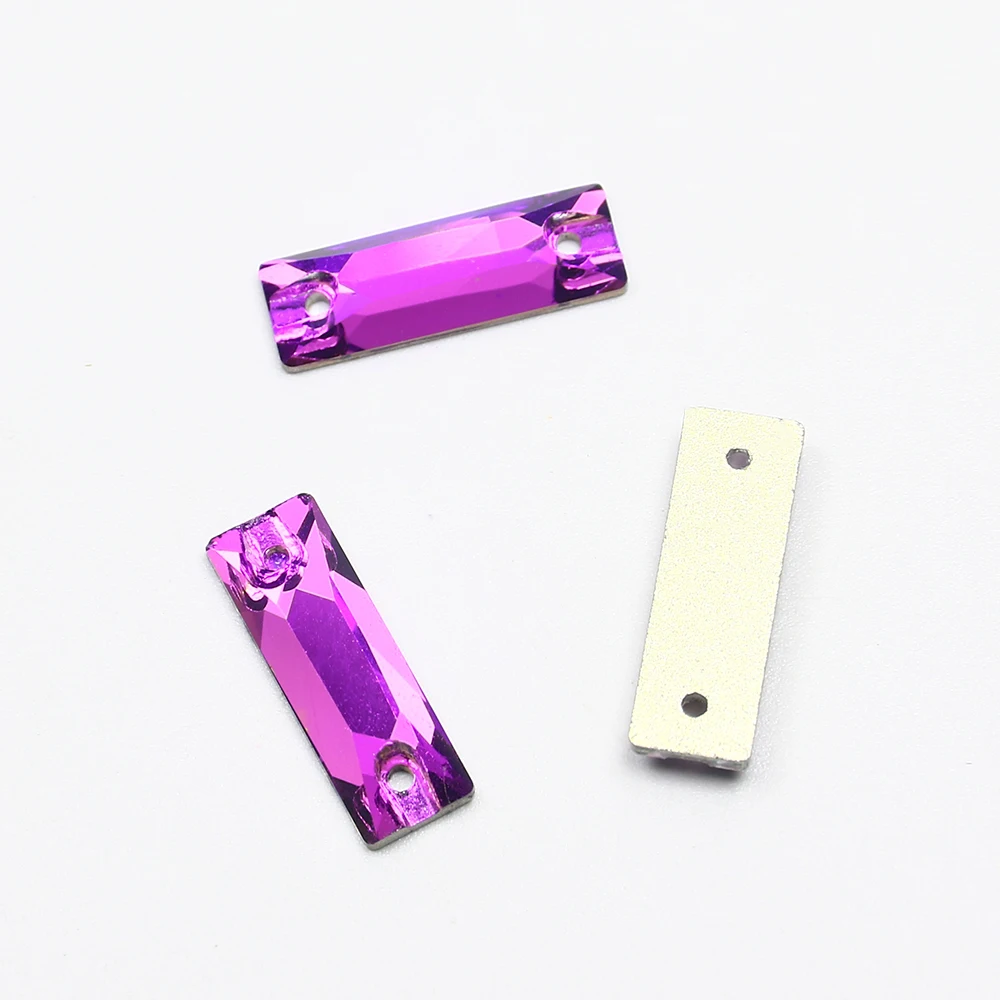 Прямоугольник Швейные Кристаллы Стразы аппликация шить на горный хрусталь с