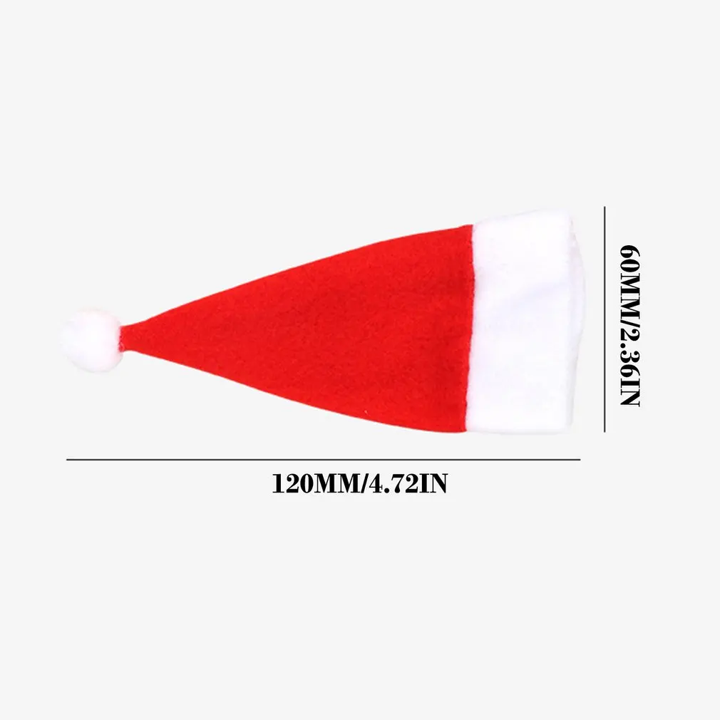 Рождественские колпачки держатель столовых приборов ложка карман