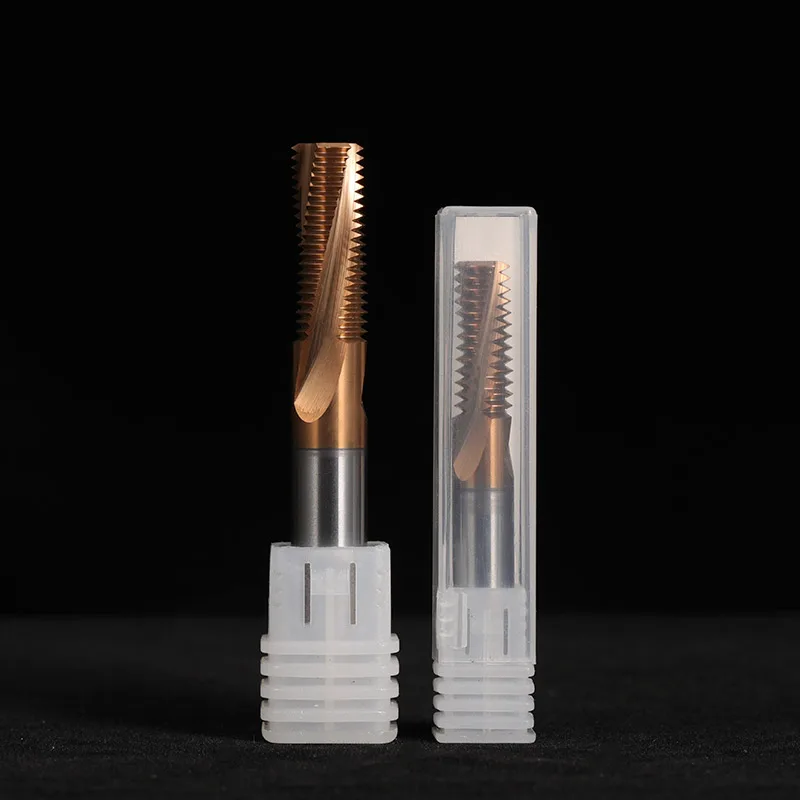 HRC 60 CNC Carbide Thread Milling Cutter Single/3/Full tooth M1 M1.2 M1.4 M1.6 M1.8 M2 Machine end Mill Cutters M10 M12 M14 M16 |
