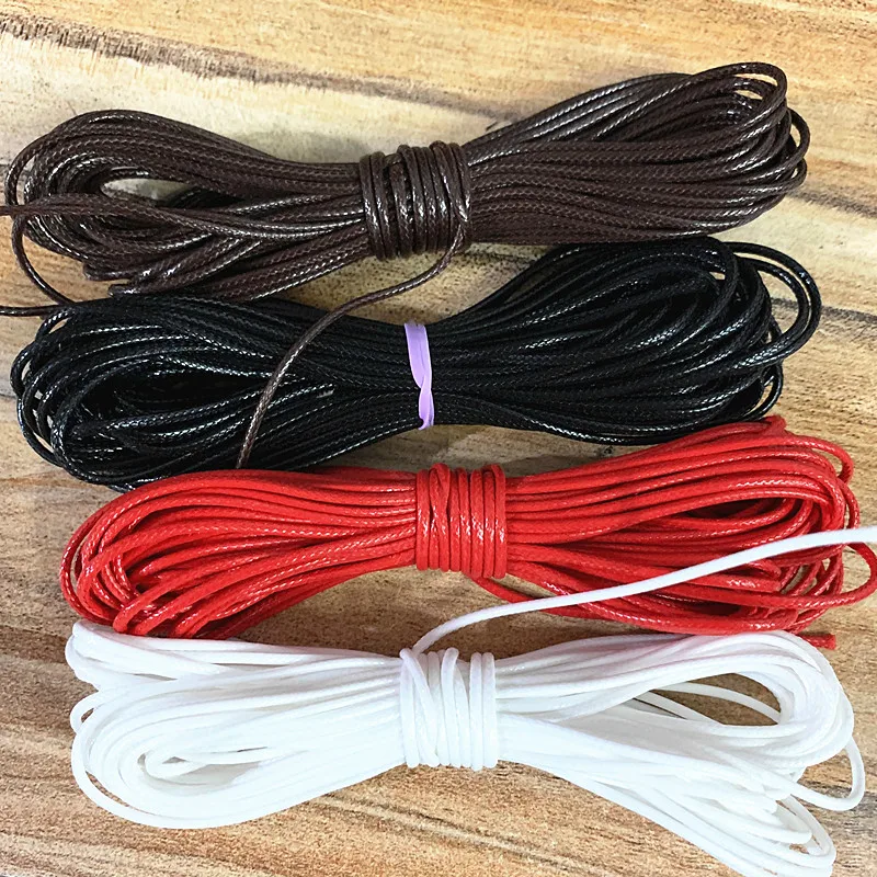 0.5-2.0mm Grey Waxed Cord Thread String Strap Necklace Rope Bead DIY Jewelry Making for Shamballa Bracelet | Украшения и