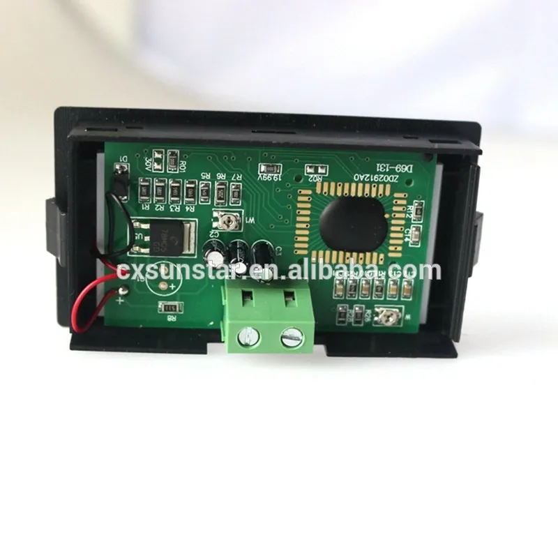 

DC 20-80V Voltmeter Volt Voltage Panel Meter Digital Car Motorcycle Battery Monitors With LCD Display Blue Backlight