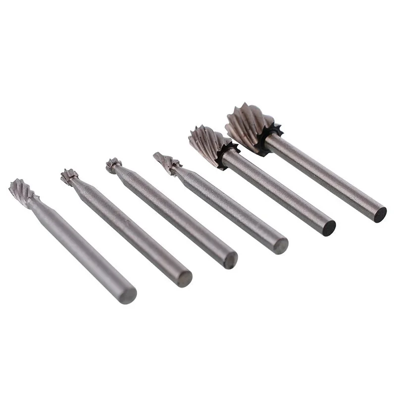 

6PCS HSSHigh Speed Drilling Bit hole durable Drilling Hand tool rotary Files Set Kit tool Wood Metal Hole Cutter Drilling