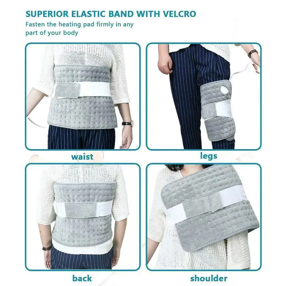 

Physiotherapy Heating Pad Electric Heating Pad Back Therapy Pad Small Electric Blanket 60x30cm 100 240V EU/US/AU/UK Japan Plug