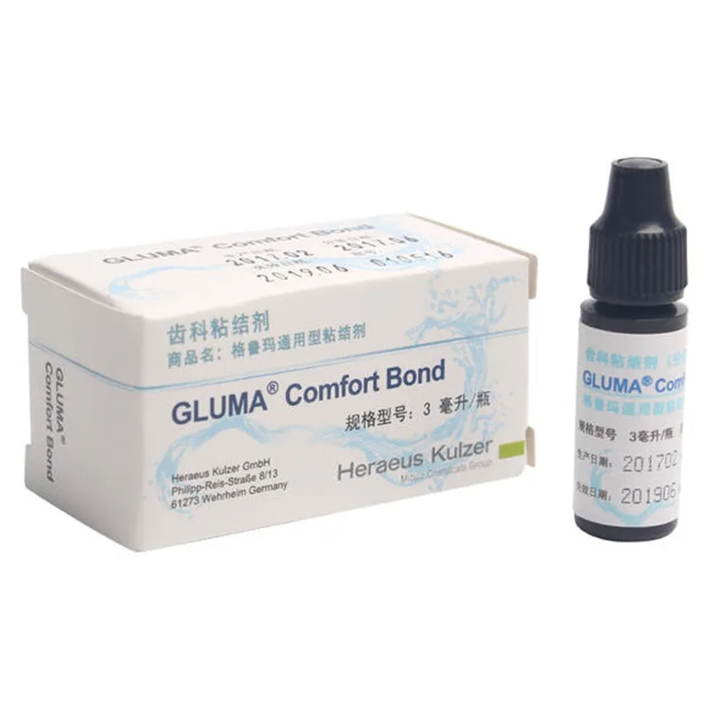 

Gluma Comfort Bond Dental Adhesive HERAEUS KULZER Light Curing Bonding 3ml/Bottle