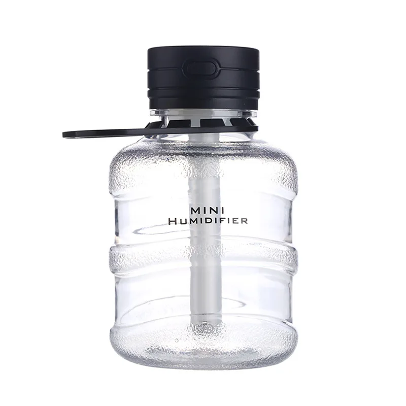 

Bucket Humidifier USB Charging Mini Car Aroma Essential Oil Diffuser Atomizer Home Office Desktop LED Night Light Air Purifier