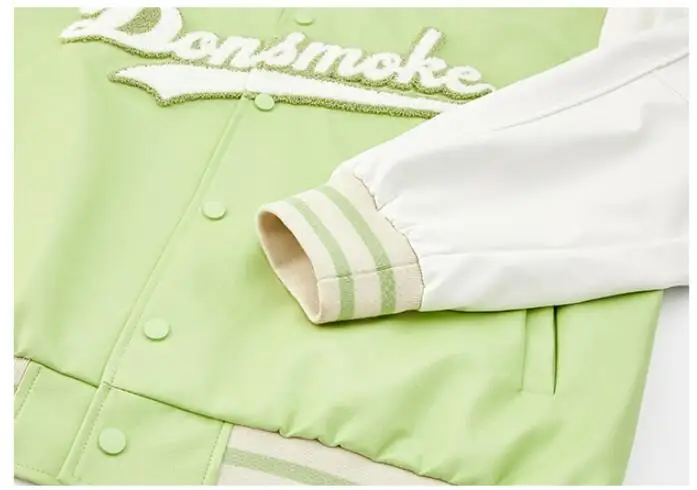 

Hip Hop Varsity Jackets Womens PU Leather Letter Embroidery Baseball Jacket Harajuku Green Chaquetas Oversized Couple Streetwear