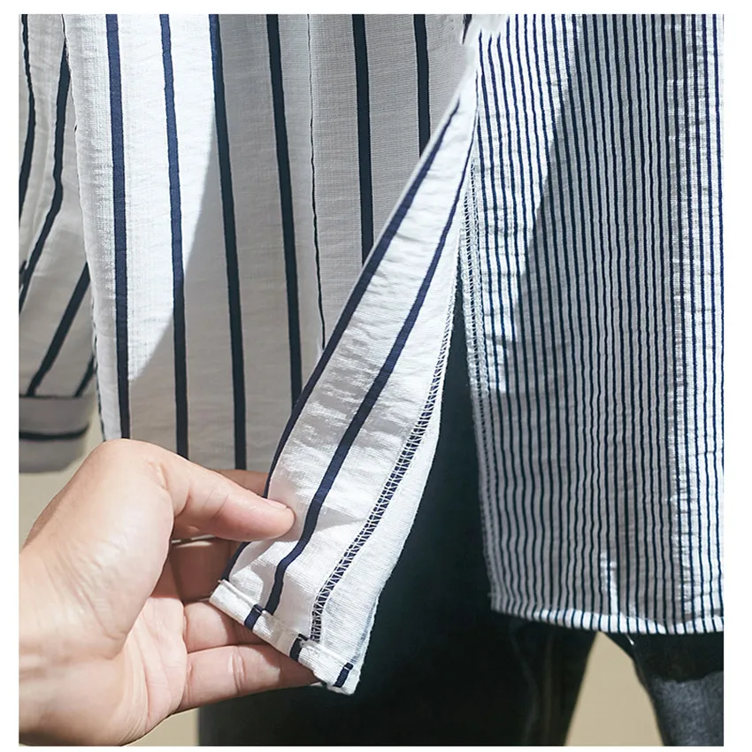 

Office Work Wear Women Stripe Blouses Shirts Lady Casual Single-Breasted Long Sleeve Blusas Turn-Down Collar Loose Women Clothes