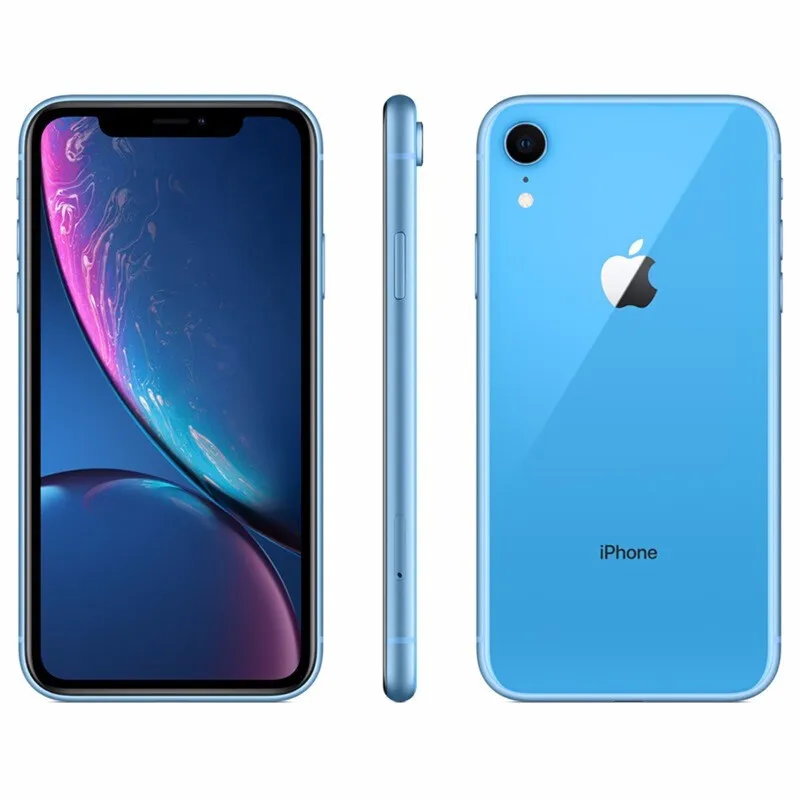Разблокированный оригинальный Apple iPhone XR | Безрамочный ЖК дисплей 6 1 дюйма 64 ГБ/128