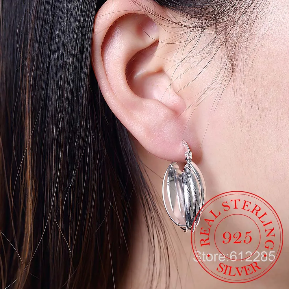 

Wholesale 925 Sterling Silver Earring,Wedding Party Jewelry Accessories,Fashion Korean Vintage Cute Hoop Earrings for Women 2020