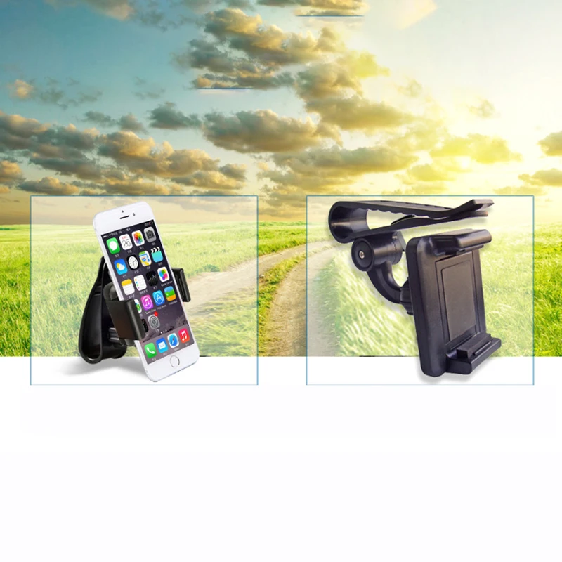 Универсальный Безопасный солнцезащитный козырек автомобильный держатель для