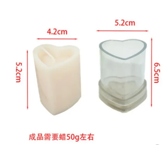 

Модель для изготовления свечей в форме сердца