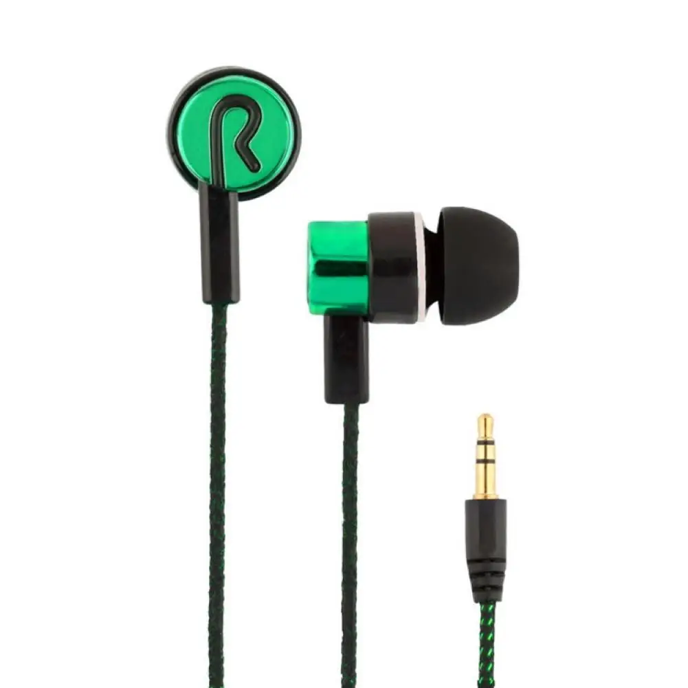3 5 мм Универсальный Прочный Плетеный проводной в наушники вкладыши Наушники