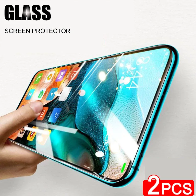 

2Pcs Full Screen Tempered Glass For Xiaomi Redmi Note 9S 8 Pro Max 9 9A 9C 8T 8 Screen Protector Glass For Redmi Note 9S 8 Glass