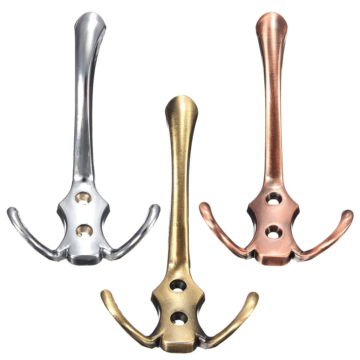 Домашняя кухня ретро двойной настенный крючок из цинкового сплава вешалка для