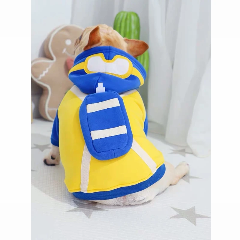 Костюм для подводного плавания с французским бульдогом толстовка косплея щенка