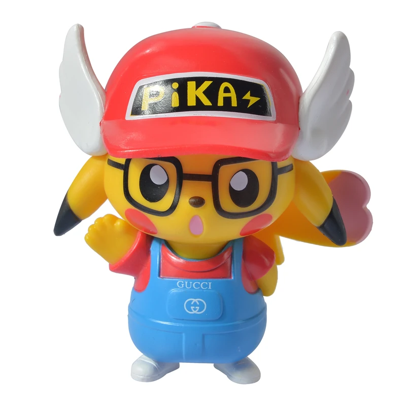 

Pokemon 9 Kinds Of Pikachu Action Plastic Model Toys Little Genius Samurai Pikachu Christmas Halloween Gifts