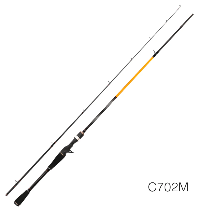 TSURINOYA PIONEER Спиннинг/Литье удочка углеродная 2,1 м/мл Мощность 2 секции приманка стержень Eva ручка FUJI направляющее кольцо стержень - Цвет: 702MC