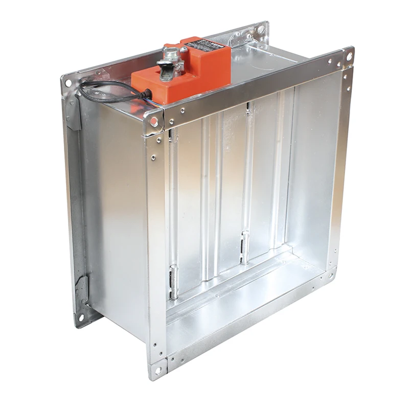 Электрический воздушный демпфер 200 400 мм клапан для вентиляционной трубы