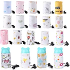 Дорожная кружка с USB, подогреватель молока и воды, обогреватель Детской бутылки с термостатом из хлопка, изоляционная крышка, сумка для хранения