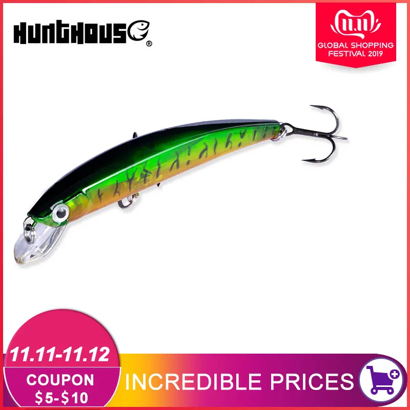 Hunthouse yozu-ri minnow морская жесткая приманка для рыбалки 90 мм 7,5 г искусственная плавающая приманка кренкбейт для рыбалки морской бас leurre pescar