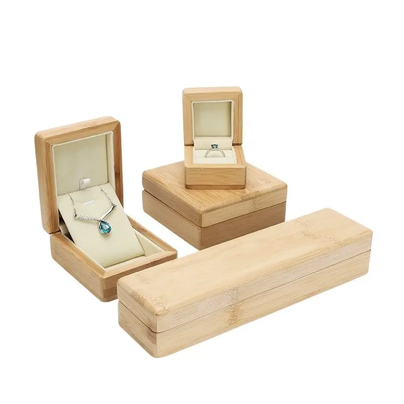 Jewelry box solid wood factory direct sales retro jewelry box custom high-end solid wood wholesale creative box custom