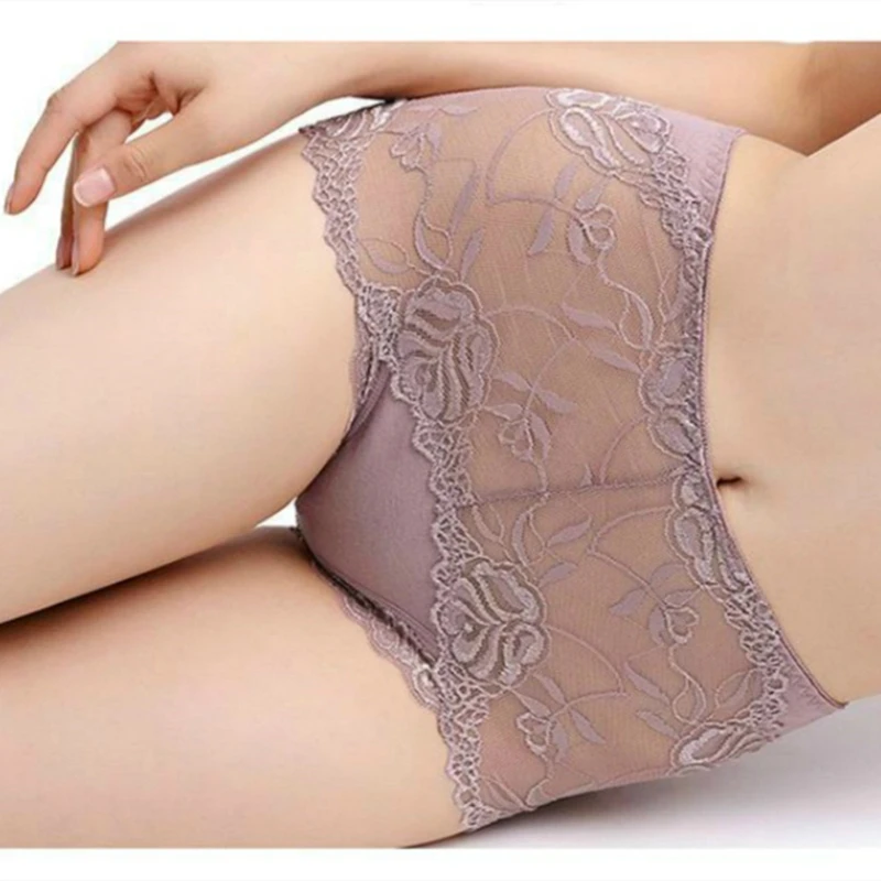 

Sexy Lace Underwear Women High Waist Panties for Women Plus Size Woman Underwear Cozy Lingerie Hip Lift Ladies Panties Briefs