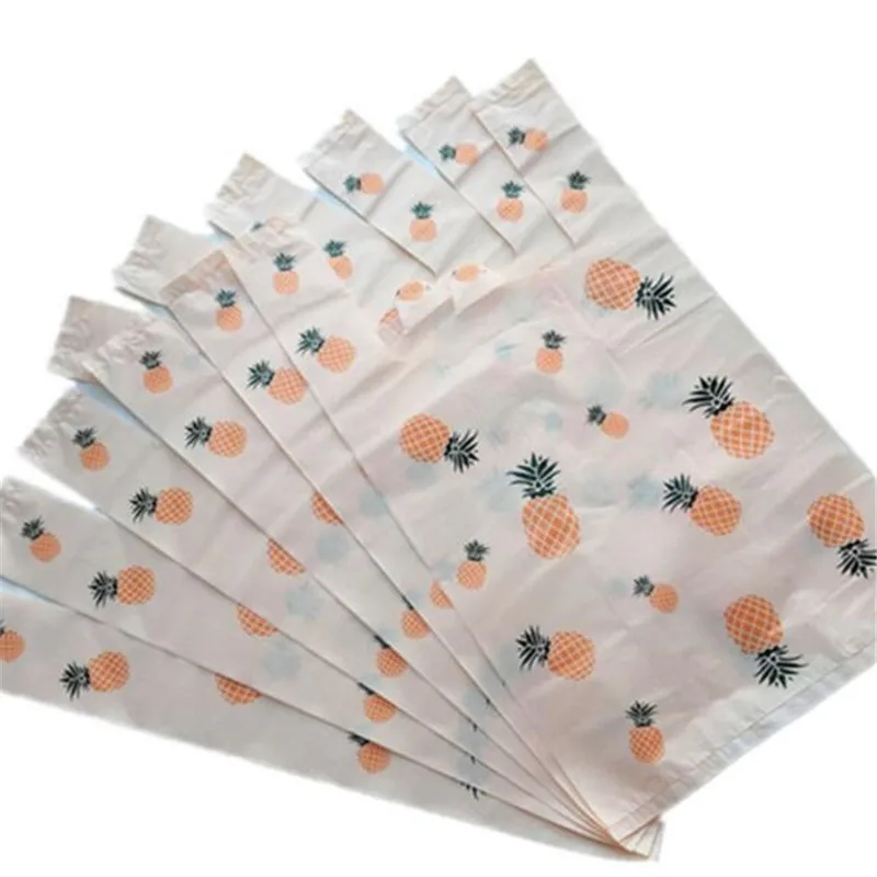 50 шт./лот пластиковые пакеты для супермаркета сумки покупок упаковка овощей