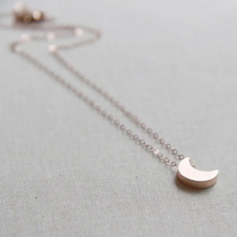 8 шт./компл. позолоченное ожерелье с подвеской в виде полумесяца модная женская