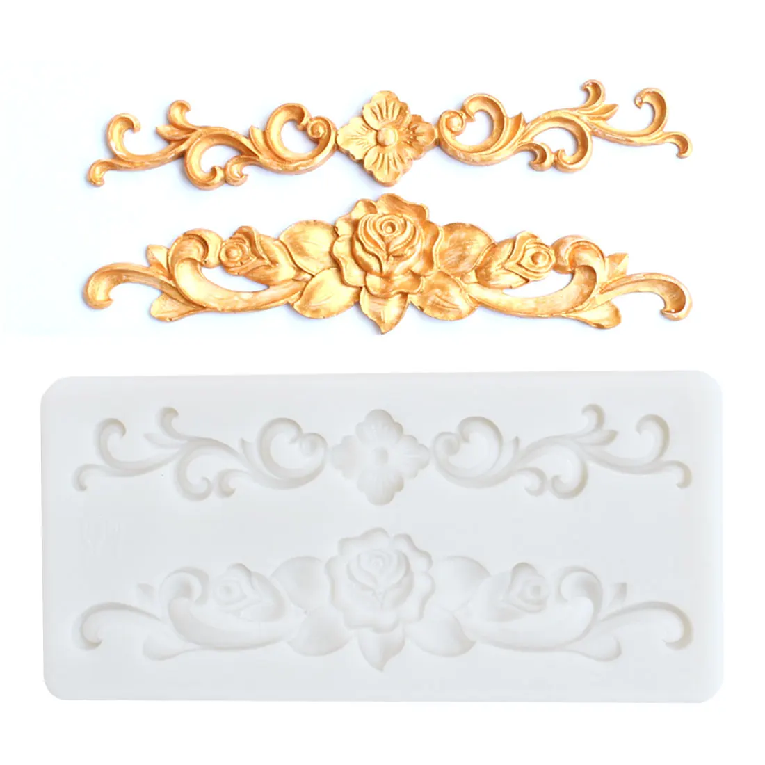 Рельефный кружевной Европейский узор Мягкая силиконовая форма DIY Инструменты