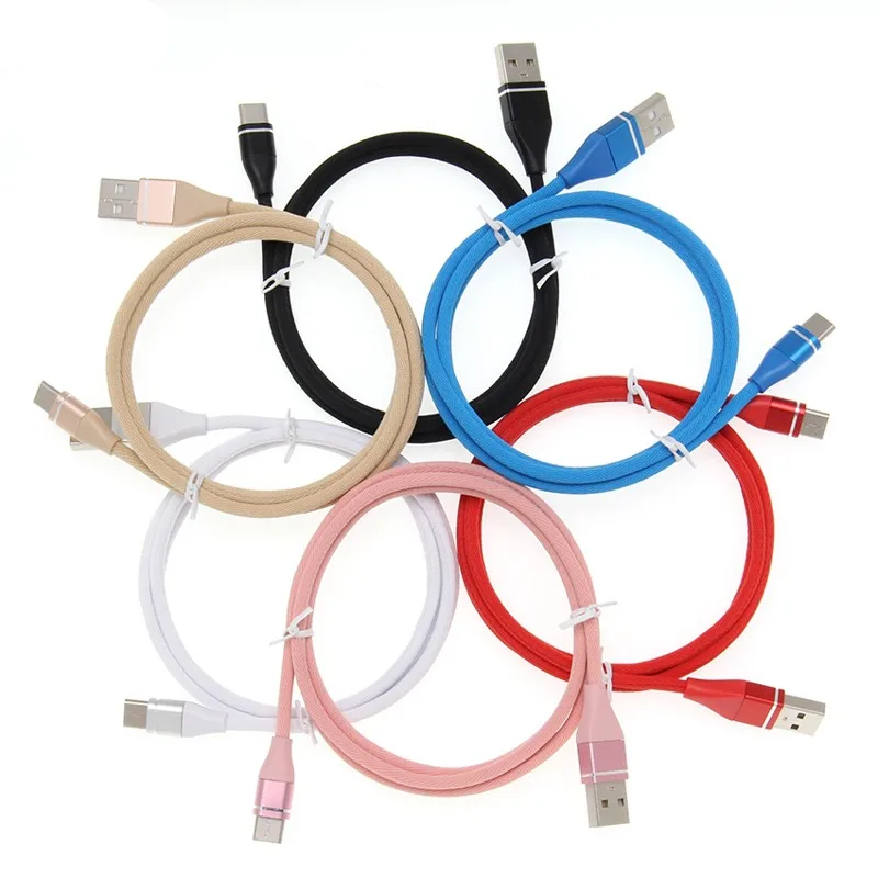 

Braided Meteor Fabric Cloth USB Data Cable Type-c Micro Usb Data Cable for Xiaomi Samsung Iphone