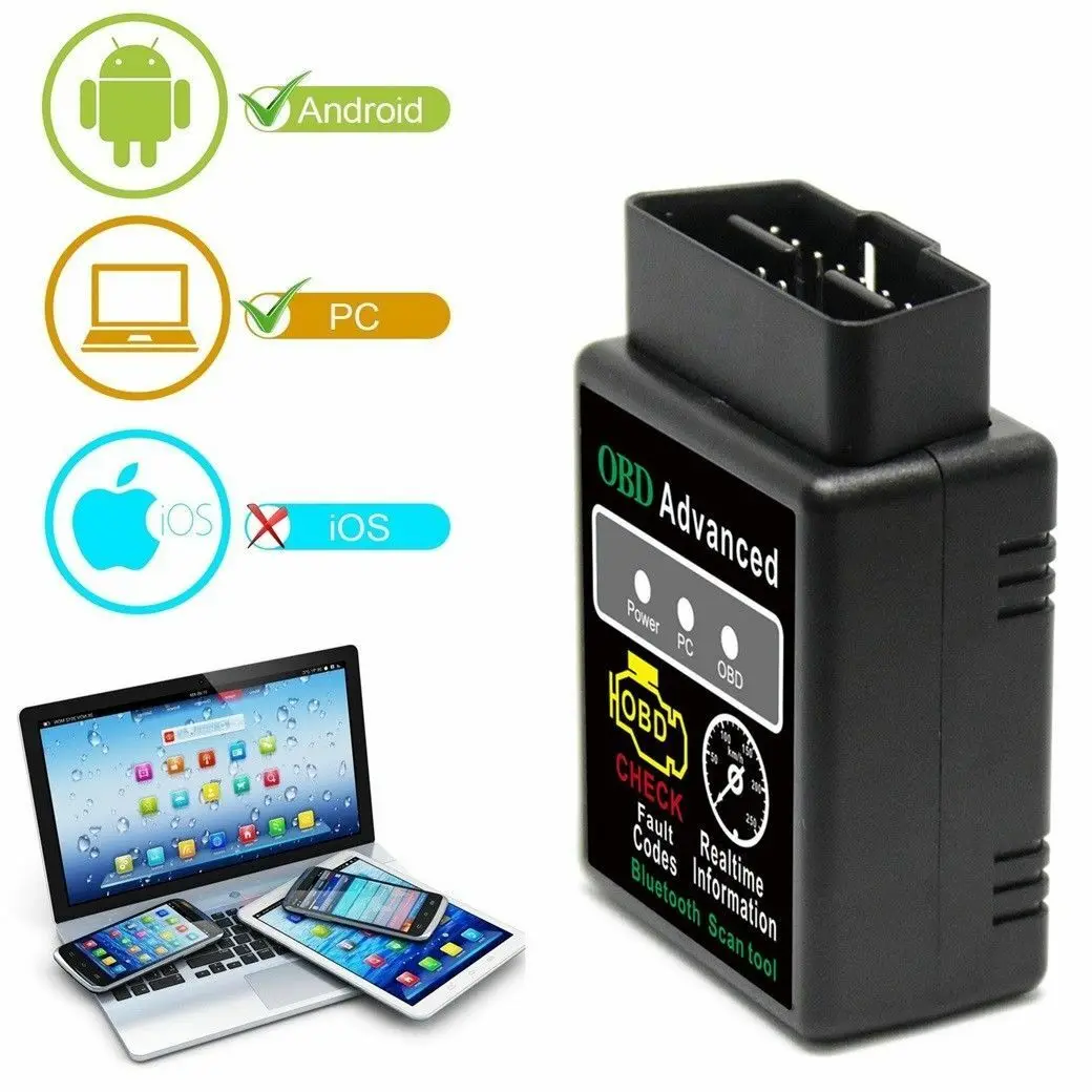 

ELM327 Vehicle HH ODB ODB2 Advanced Bluetooth Car Auto Diagnostic Scanner 12V Auto Diagnostic Car Accessories Car Scanner
