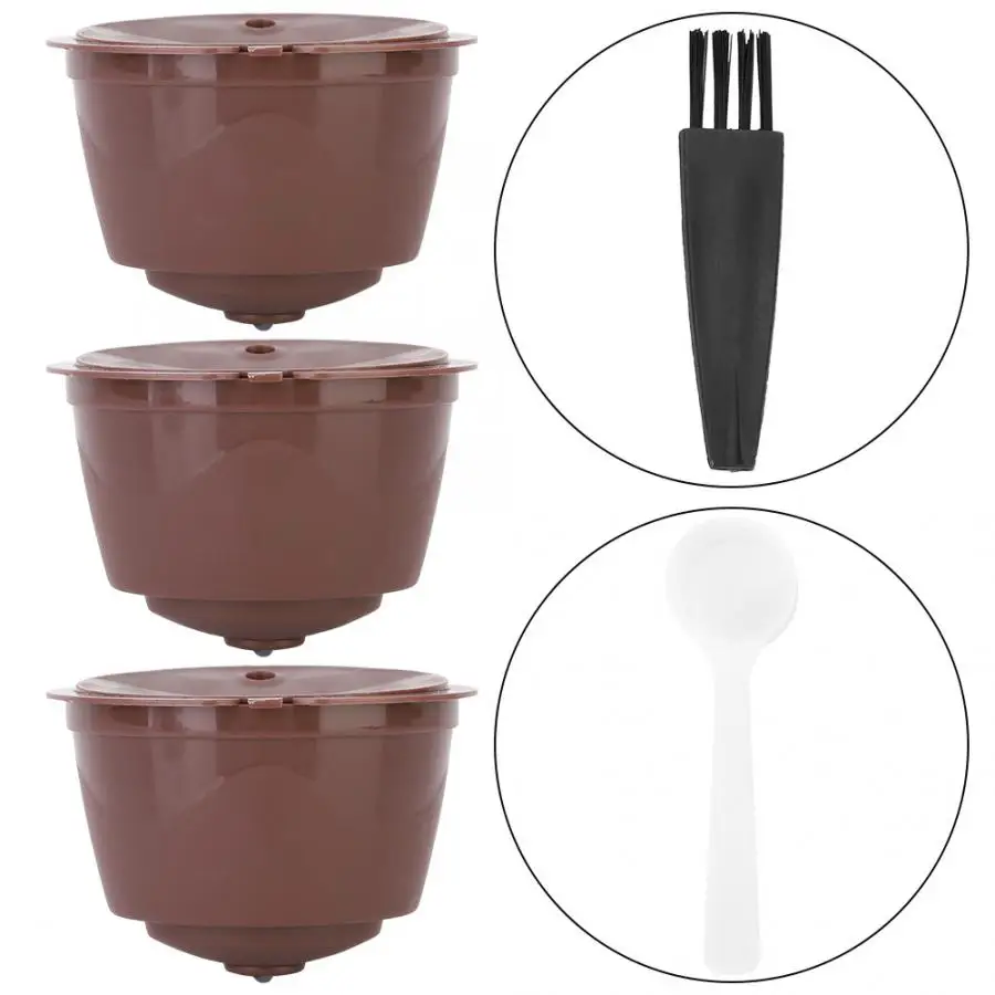 3 шт. кофе фильтр капельница многоразовый капсула чашки многоразового фильтра