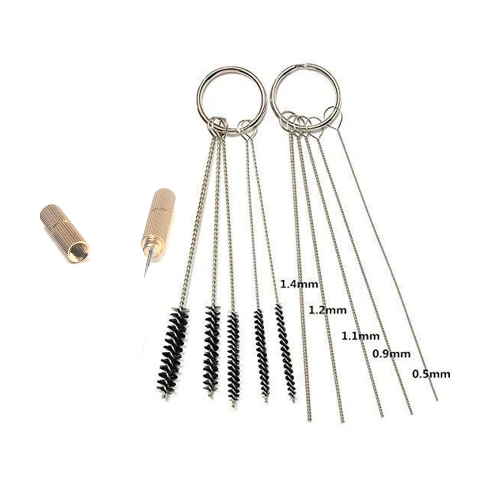 Долговечный Аэрограф практичный набор для чистки щетка сопла игла из