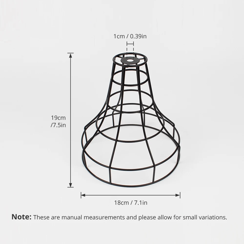 Подвесной светильник классический черный с защитой от ржавчины|Колпаки и