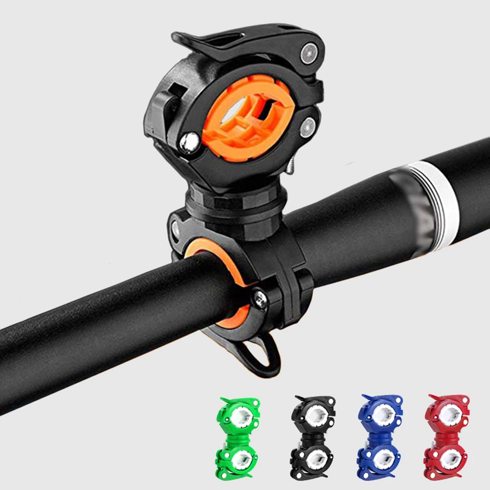 

Новый держатель для вспышки с зажимом для велосипедсветильник фонаря с поворотом на 360 °