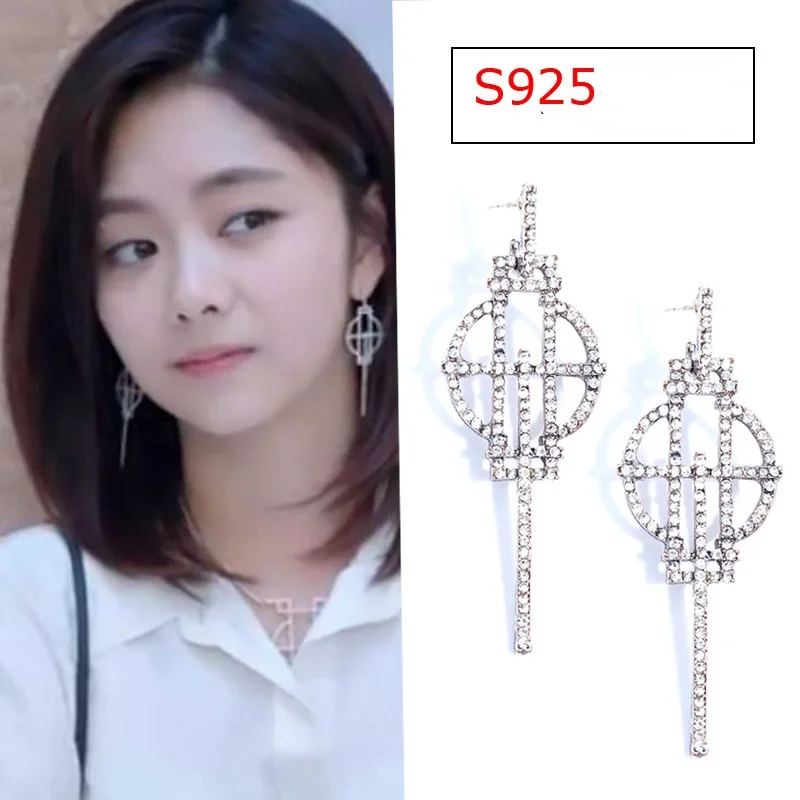 

Серебряные серьги Spot S925 летние серьги Songyun Li Yanshu в китайском стиле